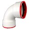 Charlotte Pipe And Foundry Charlotte Pipe ConnecTite Schedule 40 1-1/2 in. Hub X 1-1/2 in. D Hub PVC Bend Elbow 1 pk CTT 00300 0800 - alternate 1